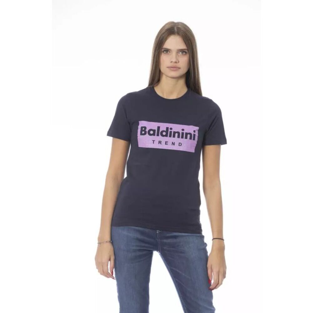 Baldinini Trend Blue Cotton Women Women's T-Shirt